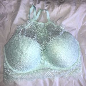 Lace high neck bralette